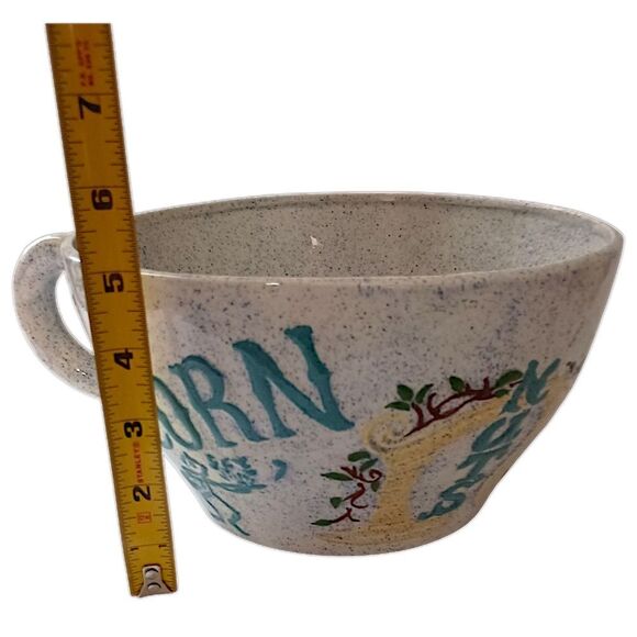 Holland Mold Melamine Popcorn Bowl Plastic Snack Pretzel Handpainted Vintage 70s - Picture 2 of 16